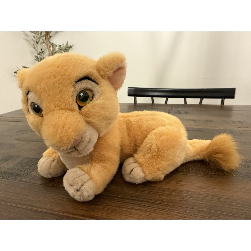 Vintage Disney The Lion King Nala Plush Stuffed Animal Toy 90's EUC- 11" Long